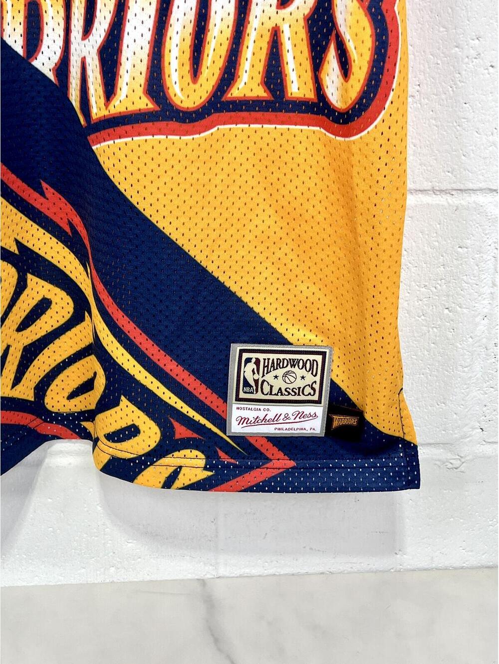 Golden State Warriors Youth Size Large Hardwood Classics Basketball Jersey Tank - Picture 4 of 10